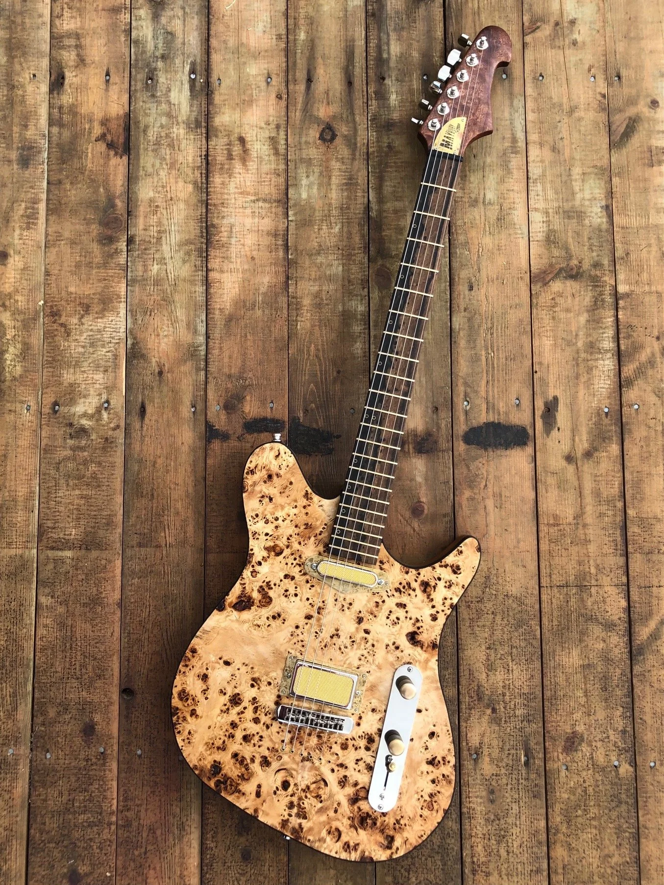 Cholla Poplar Burl Offset — Maybury Guitars